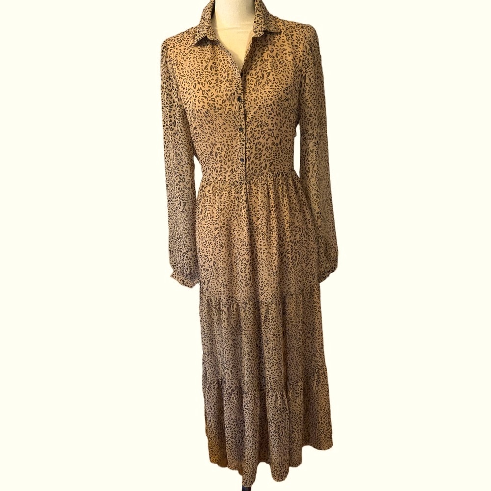 Karlie Womens Maxi Dress Animal Print (S)